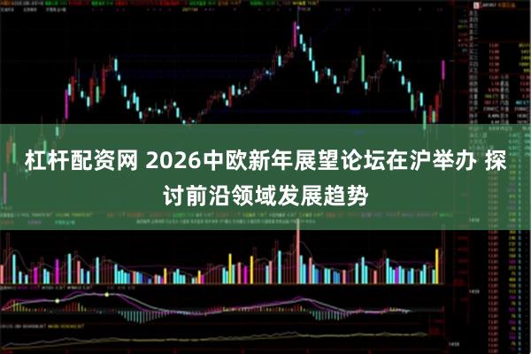 杠杆配资网 2026中欧新年展望论坛在沪举办 探讨前沿领域发展趋势